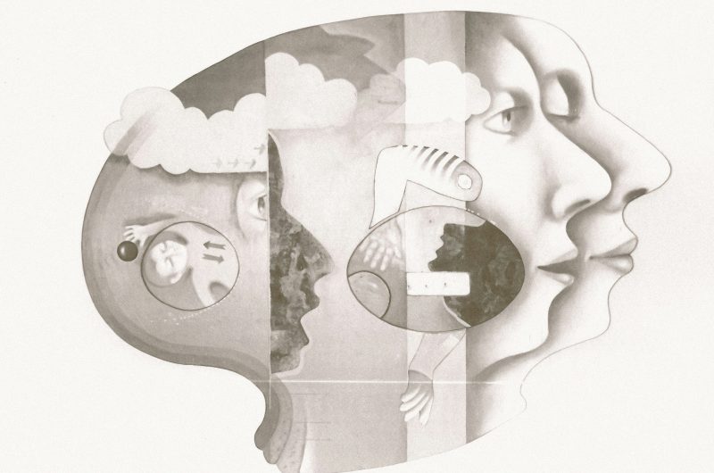 Thoughts in the Brain Illustration